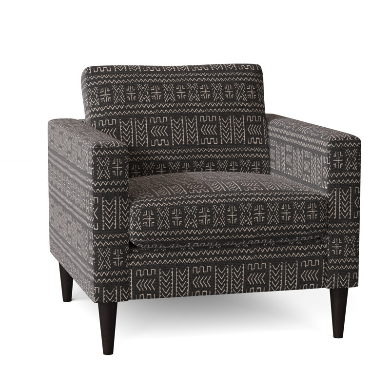 Fauteuil club de 33 po de largeur Trafton, Espresso, Sable - 21849