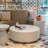 ROME Round Concrete Coffee Table 101.6 x 101.6 x 36 cm-93071673