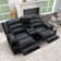 Lamyiah 77.6'' Wide Soft Vegan Leather Manual Reception Loveseat with Cup Holders and Console