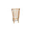 Chaise de patio avec coussin Delantae