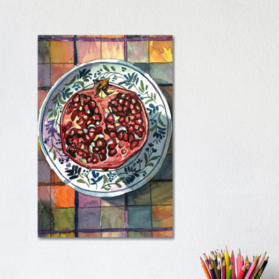 " Pomegranate Delight " by Luisa Millicent Painting Print