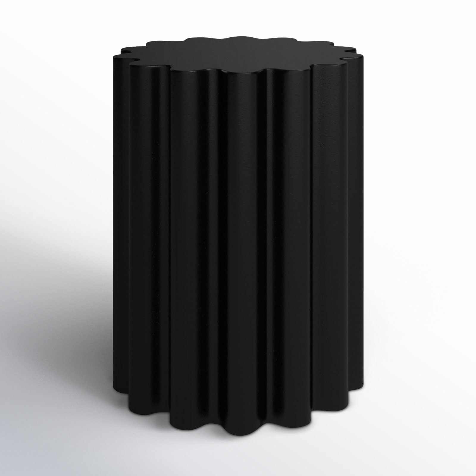 Melati 15" End Table, Black