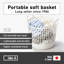 Ensemble de 2 paniers à linge en plastique blanc Like-it-1415824011-1415824010