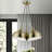 Chassitty 3 - Light Antique Brass Pendant