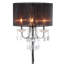 LAMPE DE TABLE INSPIRÉE EN CRISTAL NOIR / NOIR DE 29,5 po (1 PC / RTC), lampe tactile de style candélabre moderne, lampe de table-1846599655