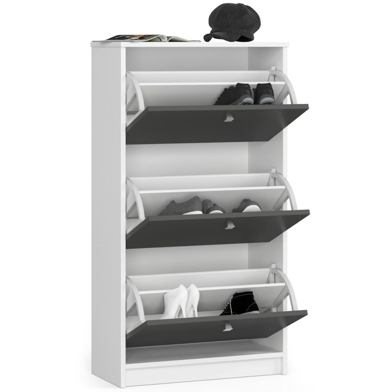 18 Pair Shoe Storage Cabinet