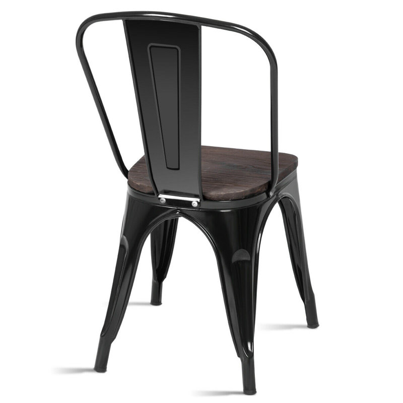Chaise d'appoint Zackary, Noir
