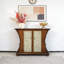 Vibrant Painted Wooden Storage Accent Cabinet