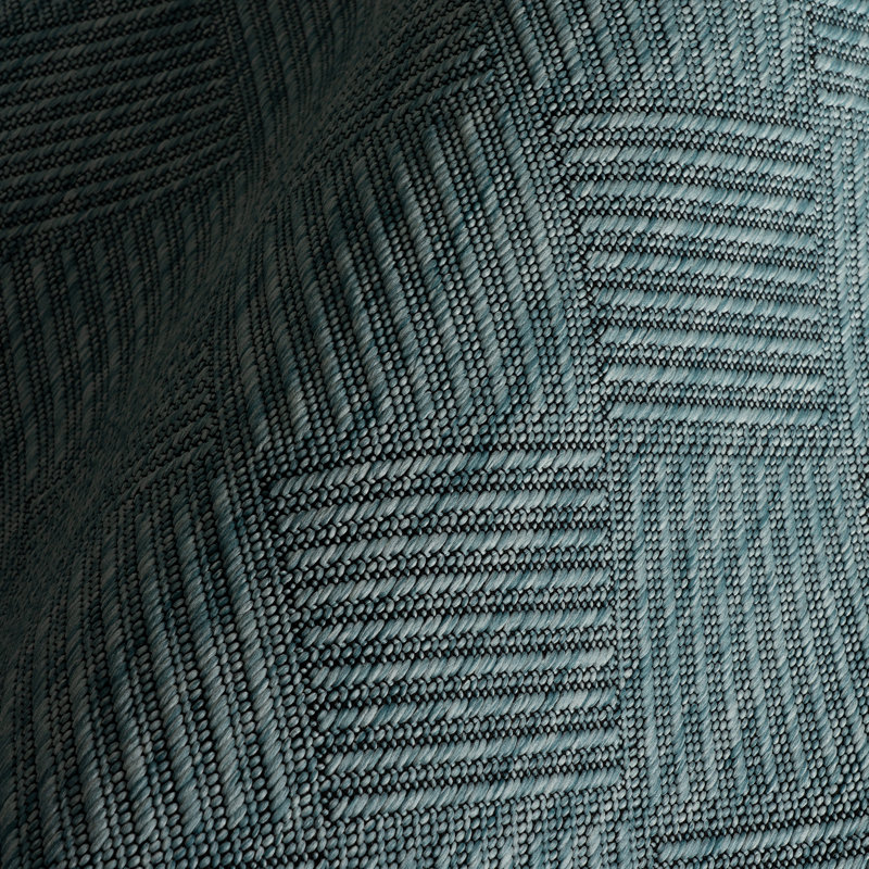  Tapis intérieur / extérieur Valenne, Rectangle 6 pi x 9 pi, Bleu