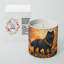 Bougie décorative noire Chow Chow