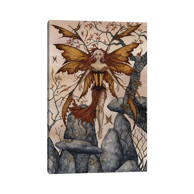 L'impression de l'arrivée par Amy Brown, H 26 po x l 18 po x 1,5 po