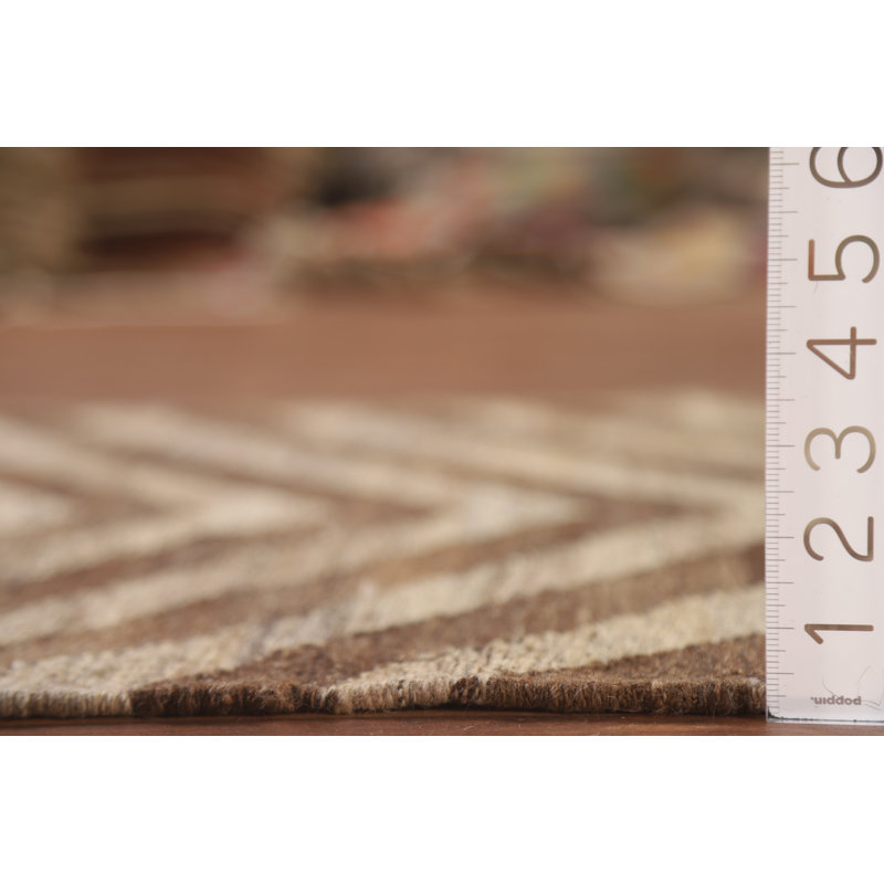 Tapis de couloir réversible en laine Kilim