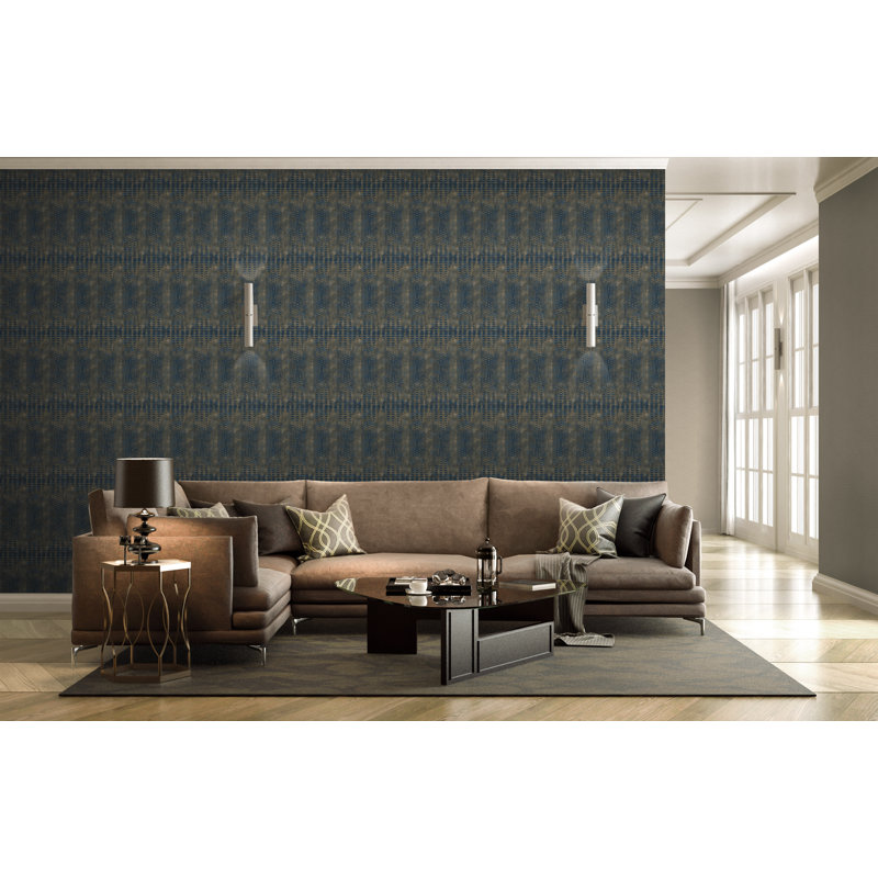 Alexio Geometric Double Roll, Gray