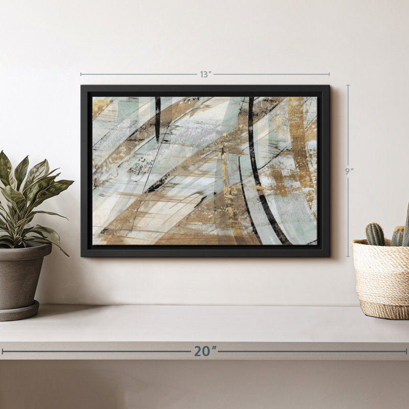 Abstract " Rhythm Abstract Canvas Print ", 9" H x 13" W