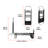 2 in 1 Folding Hand Truck, 500 lbs Load Capacity for 4-Wheel Mode, Convertible Hand Truck Dolly with Wheels & Adjustable Handle, Portable Trolley Dolly for Moving Home, Office, Warehouse