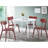Roma Contemporary White Round Dining Table