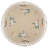 Josalynn Beige Winter Snow Scene Table Topper (33" Round)