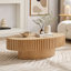 Table basse tambour moderne de 43,7 pouces de style moderne Handcraft-134883472-134883473