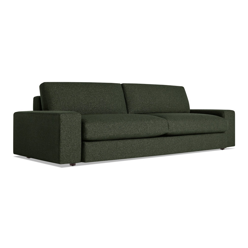 Esker Sofa, Kelso Blue 100% Polyester, 31" H x 98" W x 42" D