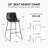 Modern Barstool With Comfortable Cushion-936272307-936272316