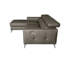 Amorian Leather Reclining Corner Sofa-957950411-957950451