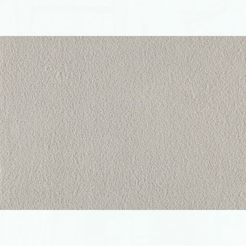 Fauteuil modulaire sans accoudoirs - Boucle beige - Style repose-pieds carré capitonné