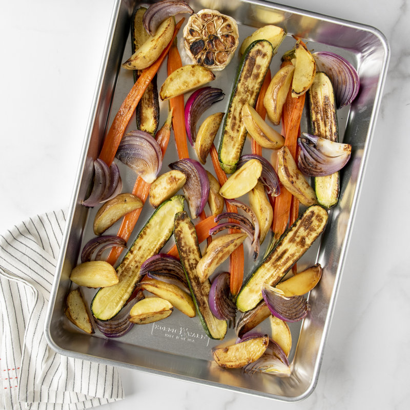 Nordic Ware High-Sided Silver Aluminum Sheet Cake Pan