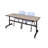Kobe Flip-Top Training Nesting Table, 2 M Stack Chairs-32668119-32668128
