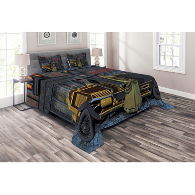 Motifs Polyester Coverlet