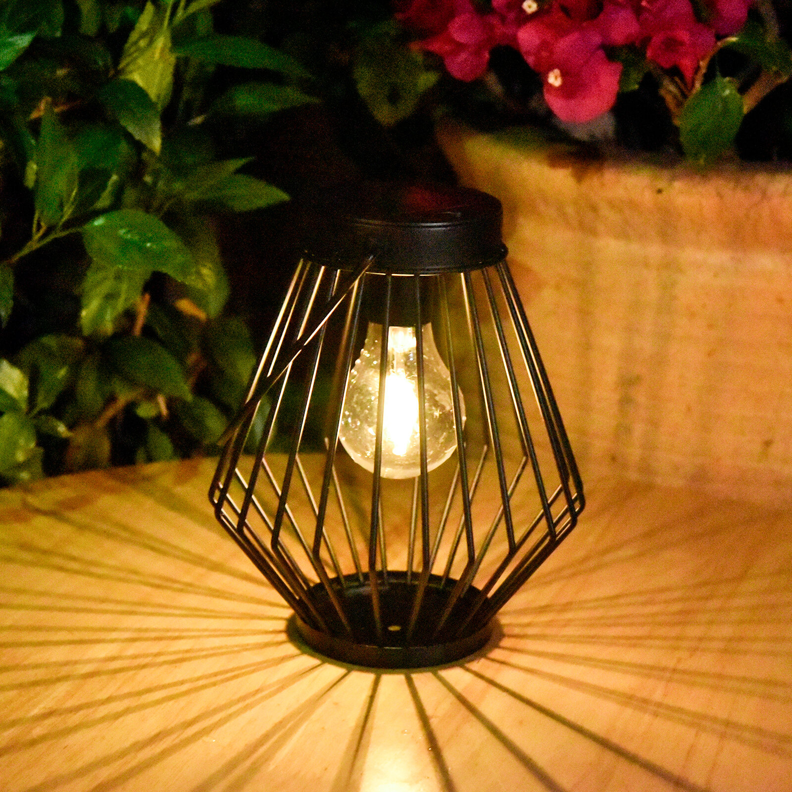 pearlstar Lanterne solaire pour l'extérieur - Lampe de table en
