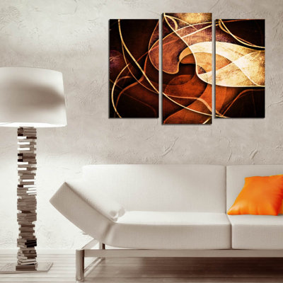 Superbe ensemble de 3 peintures décoratives sur toile, 26,0 x 15,7 pouces (taille totale: 26,0 x 17,7 pouces) | 100% toile, cadre 100% bois (épaisseur: 1,2 po) | Parfait pour le salon, la chambre à coucher et le bureau
