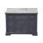 Fossen 48" Single Bathroom Vanity with Marine Gray Cabinet and Carrara Marble Countertop-26410446-102713721