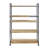 Hankey Etagere Bookcase in Oak and Sandy Black-183771937