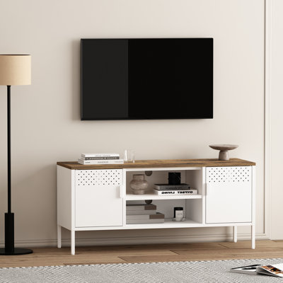 Armoire de rangement 47 po en acier blanc | Casier polyvalent | Idée cadeau