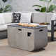 Aprell Rectangle Fire Pit Table