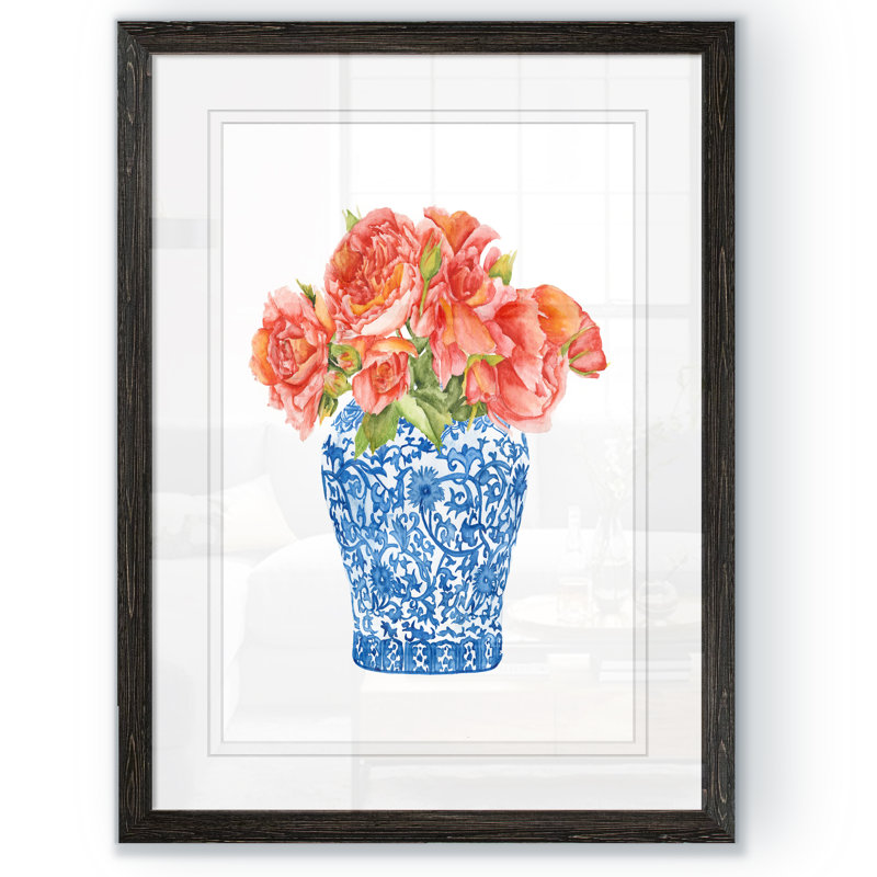 « pivoines doux ii » par paul cezanne-impression, reproduction d’art sur image, H 22 po x l 16 po x P 1 po