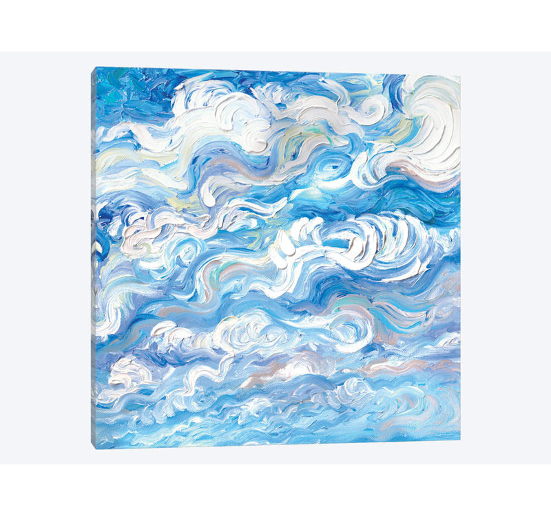 «BM 004» par Iris Scott, reproduction d'art graphique sur toile, H 12 po x l 12 po x P 0,75 po, Toile tendue, Pas de tapis