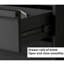 Armoire d'appoint noire élégante et simple