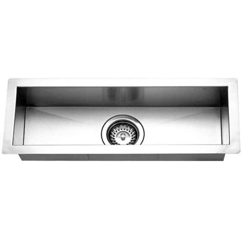 Contempo 32'' L Single Bowl Stainless Steel Kitchen Sink