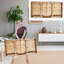 Table basse extensible en bois massif Bowan
