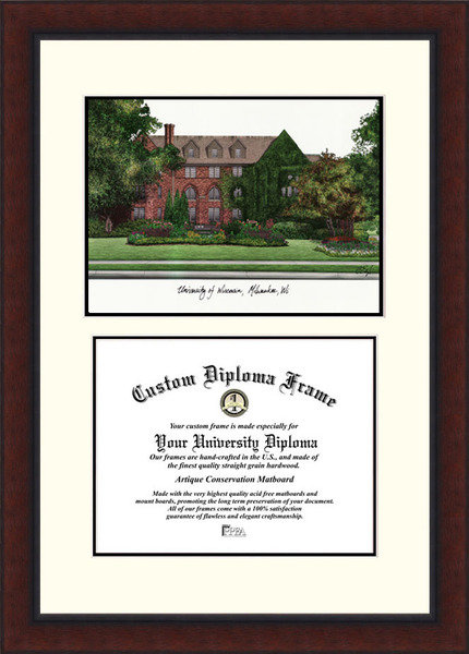 Cadre de diplôme uwm legacy NCAA