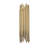 Transitional 2 Light Gold Rod Wall Sconce-29552745