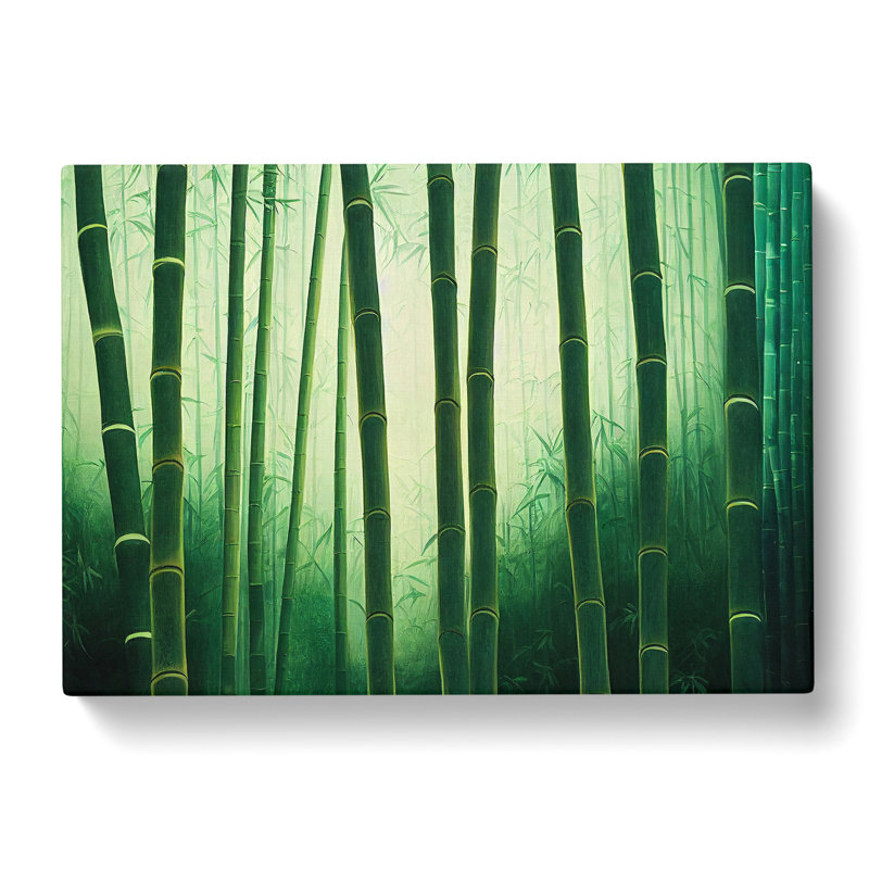Flourishing Bamboo Forest - Wrapped Canvas, 35cm H x 50cm W x 3cm D