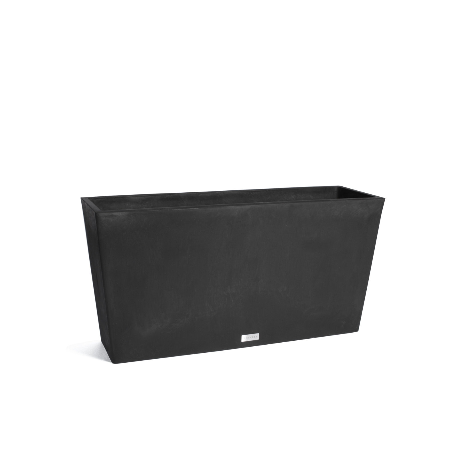 Pure Series Planter Box, 15.25" H x 31" W x 10" D, Black, 1