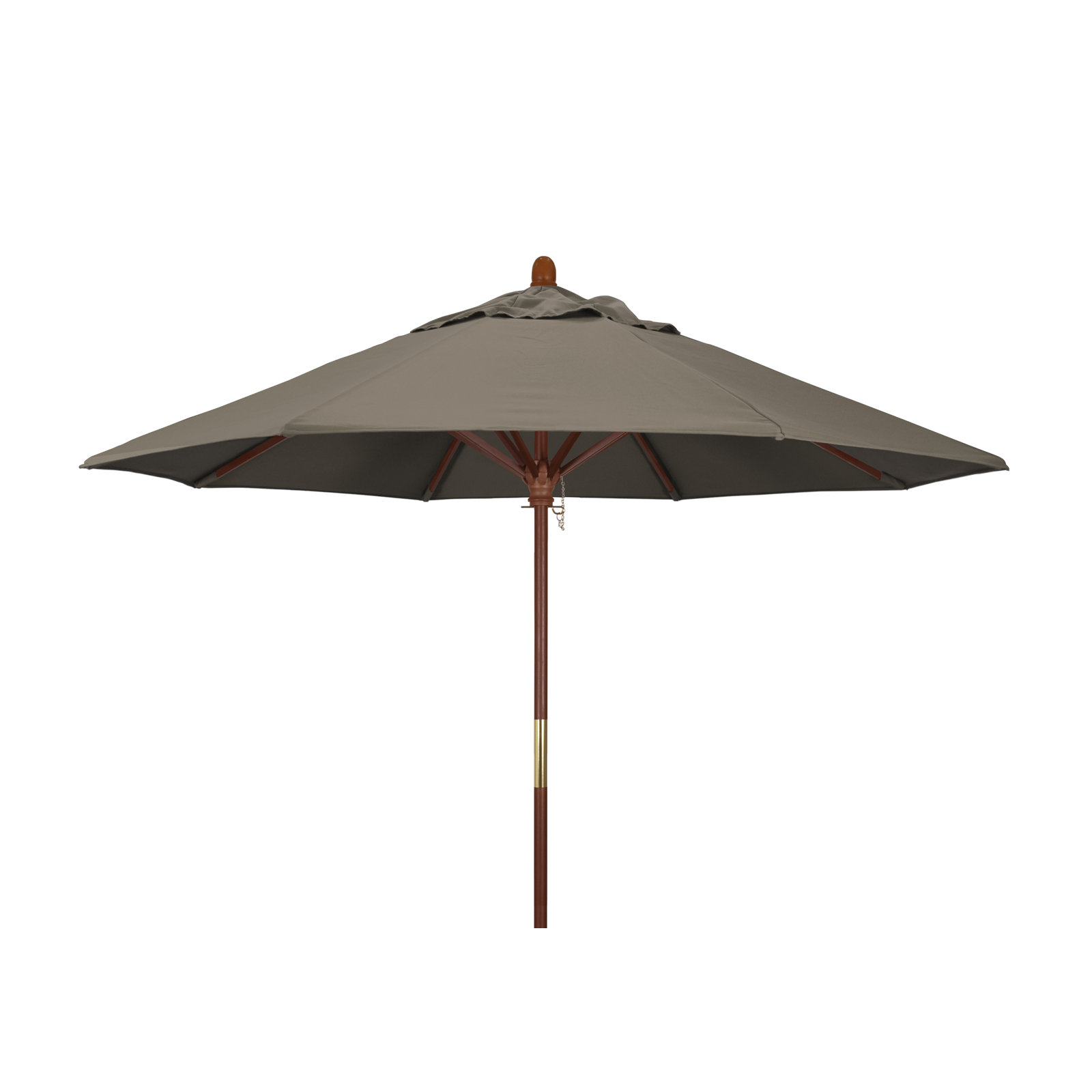 Manford 108'' Outdoor Umbrella, Taupe- Pacifica