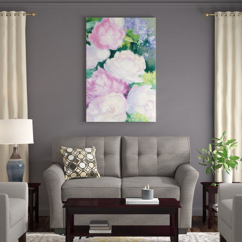 «Summer Delight II» par Julia Purinton, reproduction d'art sur toile non encadrée, H 48 po x l 32 po