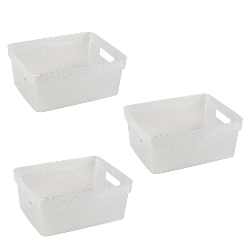 Simplify Plastic Bin, Clear