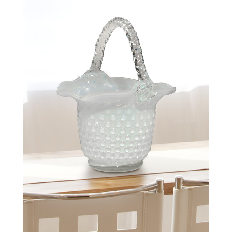 Panier de verre accent décoratif home