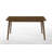 Kassis Modern Walnut Dining Table