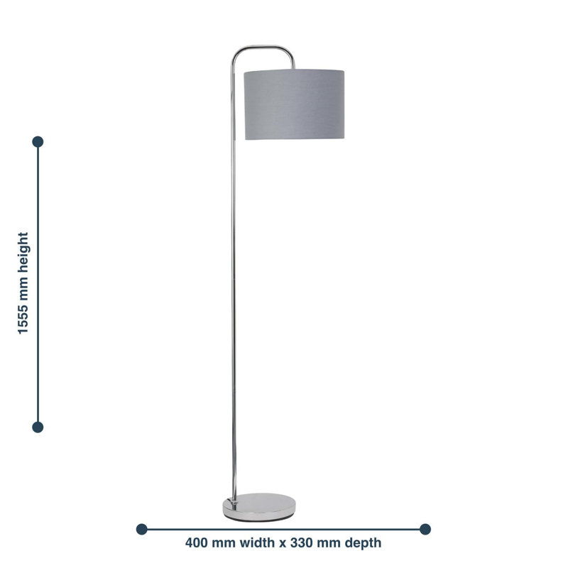 Hamfurd 155.5cm Arched Floor Lamp Set